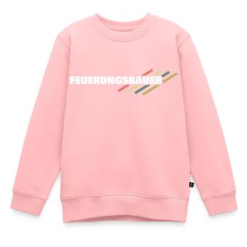 Les constructeurs de fours en tant que lieu de travail - Sweat Premium enfant bio - rose - Devant - AI Model Kid Female (0cm)