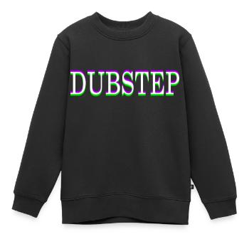 Dubstep - Sweat Premium enfant bio - noir - Devant - AI Model Kid Female (0cm)