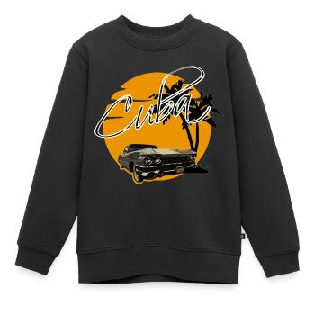 cadillac cuba - Kinder Premium Organic Sweatshirt - Schwarz - Vorne - AI Model Kid Female (0cm)