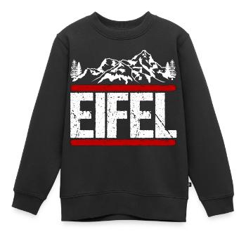 Eifel Wanderung wandern Geschenk - Kinder Premium Organic Sweatshirt - Schwarz - Vorne - AI Model Kid Female (0cm)