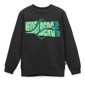 Heidelberg Deutschland Stadt 3D Schrift Skyline - Kinder Premium Organic Sweatshirt - Schwarz - Vorne - AI Model Kid Female (0cm)