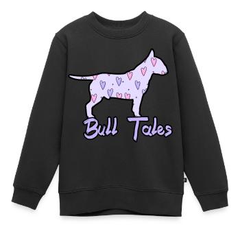 Pit Bull, American Staff - Kids Premium Organic Sweatshirt - black - Front - AI Model Kid Female (0cm)