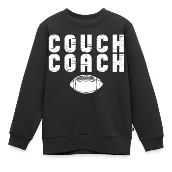 Coach Character Builder Attitude - Kinder Premium Organic Sweatshirt - Schwarz - Vorne - AI Model Kid Female (0cm)