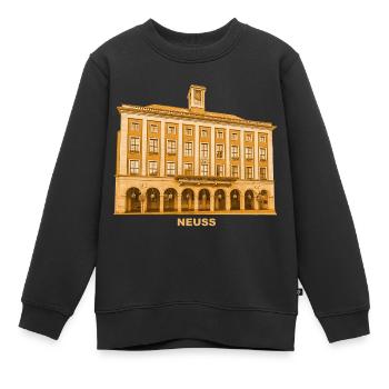 Neuss Rathaus Rhein-Kreis Nordrhein-Westfalen - Sweat Premium enfant bio - noir - Devant - AI Model Kid Female (0cm)