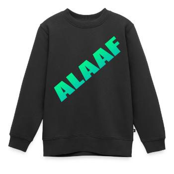 Alaaf - Sweat Premium enfant bio - noir - Devant - AI Model Kid Female (0cm)