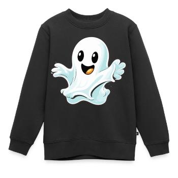 Geist - Kinder Premium Organic Sweatshirt - Schwarz - Vorne - AI Model Kid Female (0cm)