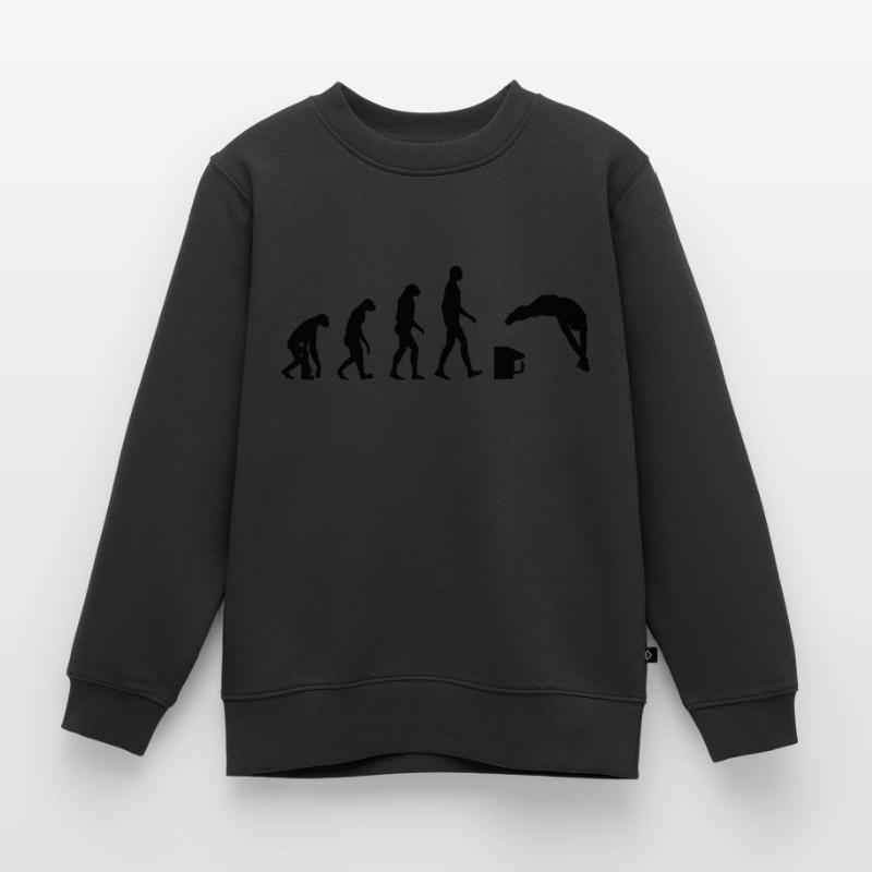 Evolution / Schwimmen Kinder Premium Organic Sweatshirt