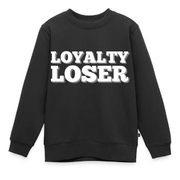 Cheater Relationship Revenge Cheating Disloyal - Kids Premium Organic Sweatshirt - black - Front - AI Model Kid Female (0cm)