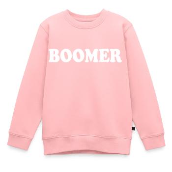 Boomer - Kinder Premium Organic Sweatshirt - Rosa - Vorne - AI Model Kid Female (0cm)