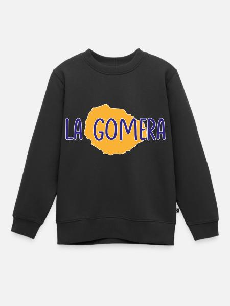 La Gomera - Kinder Premium Organic Sweatshirt - Schwarz