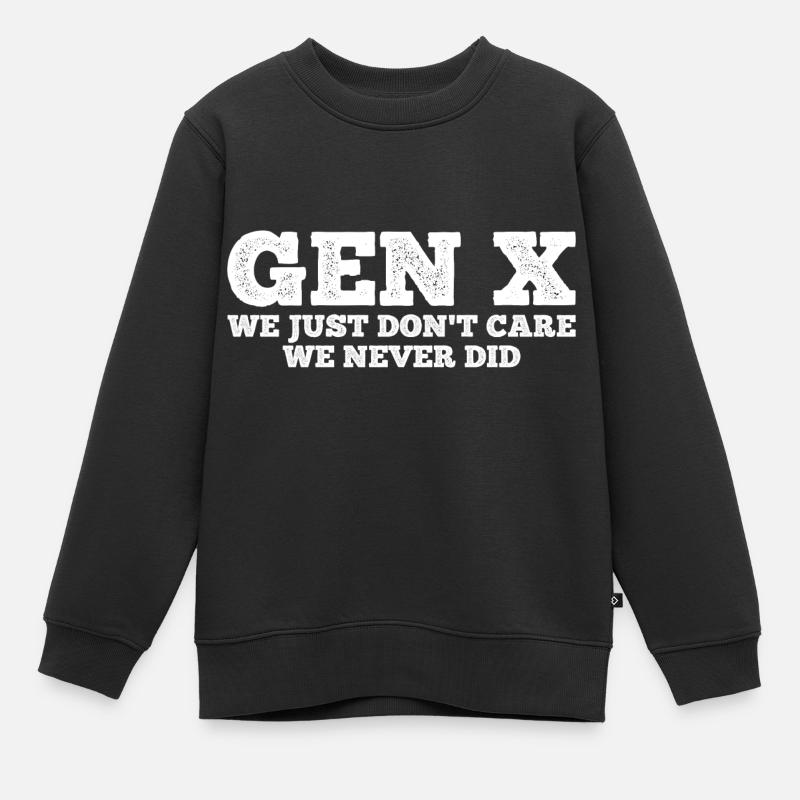 Gen X FAFO Génération X - Sweat Premium enfant bio - noir
