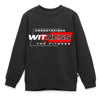 Crosstrainer Ausdauer Trainer - Kinder Premium Organic Sweatshirt - Schwarz - Vorne - AI Model Kid Female (0cm)