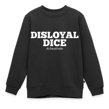 Cheater Relationship Revenge Cheating Disloyal - Kids Premium Organic Sweatshirt - black - Front - AI Model Kid Female (0cm)