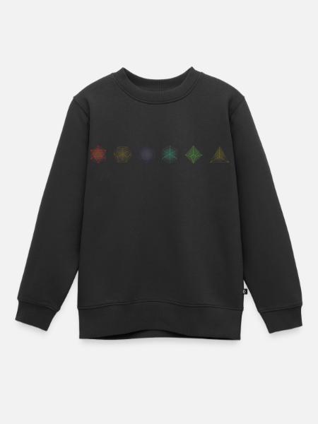 RPG D20 Fantasy Role Playing Pen and Paper - Kids Premium Organic Sweatshirt - black