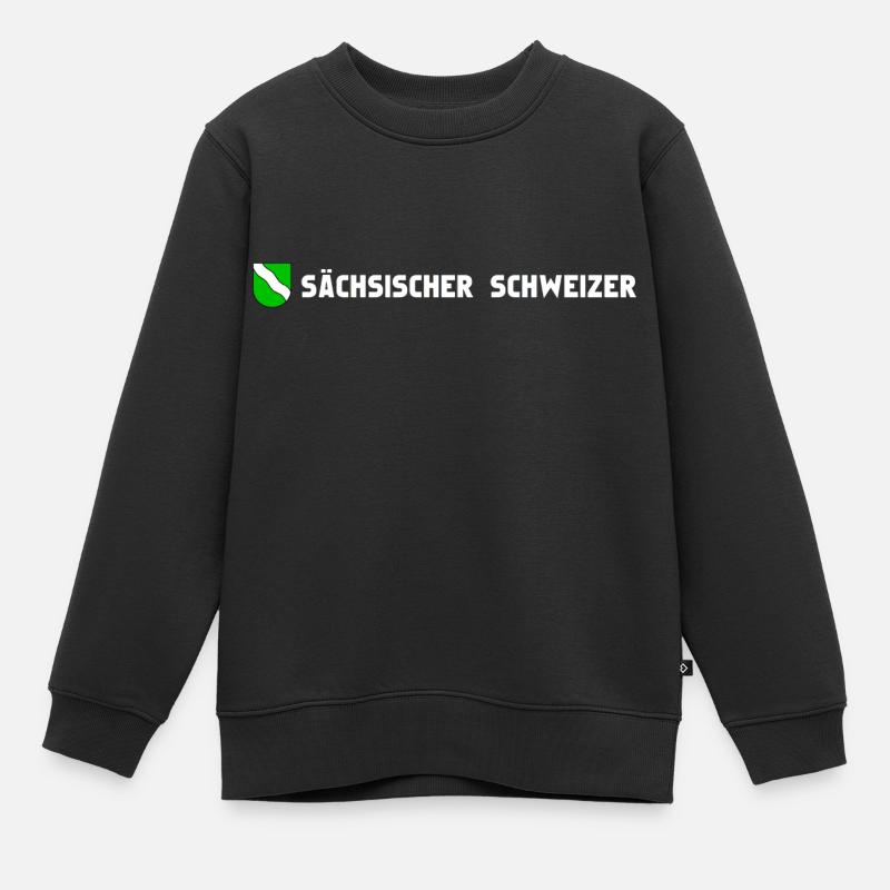 Saechsischer Schweizer - Kinder Premium Organic Sweatshirt - Schwarz