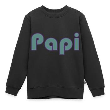 RETRAITE. RETRAITE. RETRAITEE. RETRAITE - Sweat Premium enfant bio - noir - Devant - AI Model Kid Female (0cm)