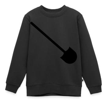 PELLE TRAVAUX - Sweat Premium enfant bio - noir - Devant - AI Model Kid Female (0cm)