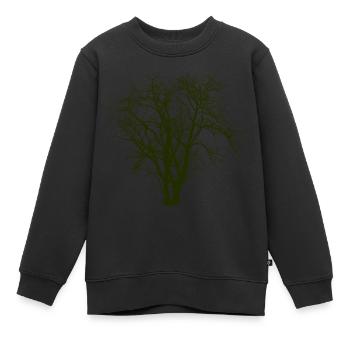 Arbre - Sweat Premium enfant bio - noir - Devant - AI Model Kid Female (0cm)