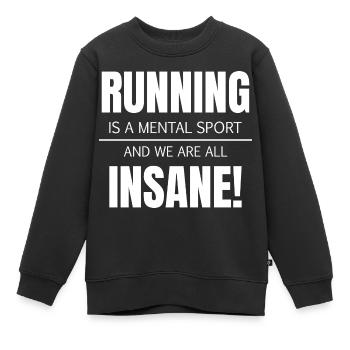 Fußball Soccer - Kinder Premium Organic Sweatshirt - Schwarz - Vorne - AI Model Kid Female (0cm)