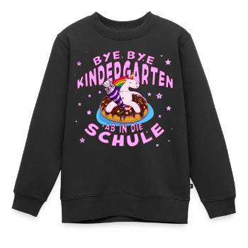 unicorn 3964925 Kopie 2 - Kinder Premium Organic Sweatshirt - Schwarz - Vorne - AI Model Kid Female (0cm)