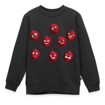 Fruit de la passion - Sweat Premium enfant bio - noir - Devant - AI Model Kid Female (0cm)