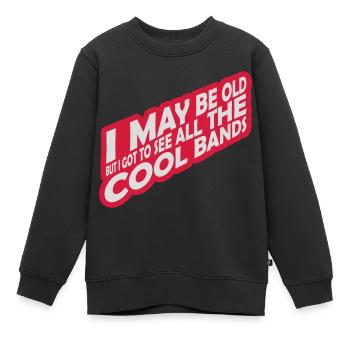 Je suis peut-être vieux - Sweat Premium enfant bio - noir - Devant - AI Model Kid Female (0cm)