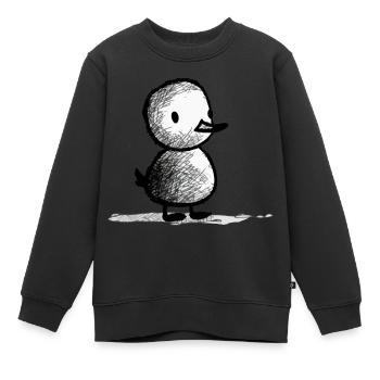 Doudou die kleine Ente - Kinder Premium Organic Sweatshirt - Schwarz - Vorne - AI Model Kid Female (0cm)
