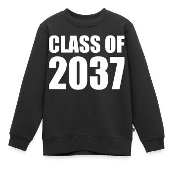 Class of 2037 - Kinder Premium Organic Sweatshirt - Schwarz - Vorne - AI Model Kid Female (0cm)