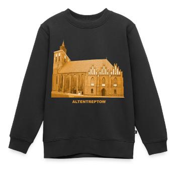 Altentreptow Kirche Mecklenburg-Vorpommern - Kinder Premium Organic Sweatshirt - Schwarz - Vorne - AI Model Kid Female (0cm)