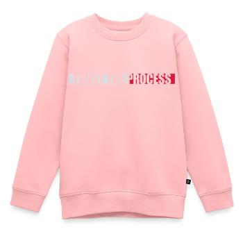 faire confiance au processus Devis - Sweat Premium enfant bio - rose - Devant - AI Model Kid Female (0cm)