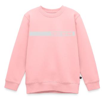 trust no one quote - Kids Premium Organic Sweatshirt - rose - Front - AI Model Kid Female (0cm)
