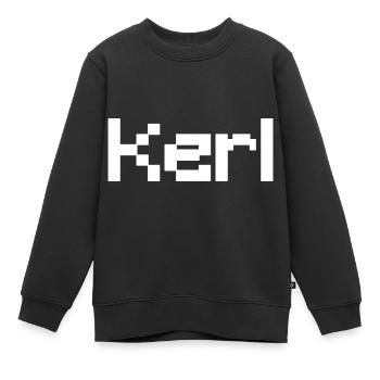 Guy - mot jeunesse - Sweat Premium enfant bio - noir - Devant - AI Model Kid Female (0cm)
