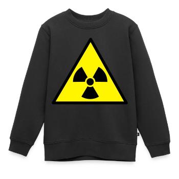 Radioaktiv - Kinder Premium Organic Sweatshirt - Schwarz - Vorne - AI Model Kid Female (0cm)