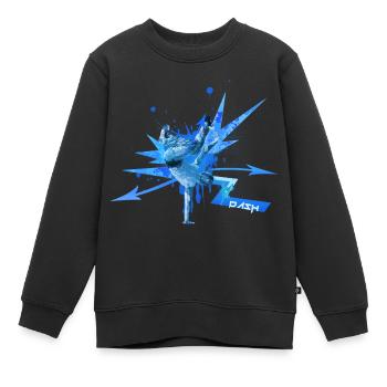 Breaker Lavour - Kinder Premium Organic Sweatshirt - Schwarz - Vorne - AI Model Kid Female (0cm)