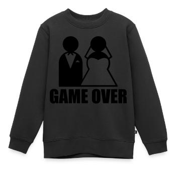 Game Over - Kinder Premium Organic Sweatshirt - Schwarz - Vorne - AI Model Kid Female (0cm)