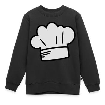 toque - Sweat Premium enfant bio - noir - Devant - AI Model Kid Female (0cm)