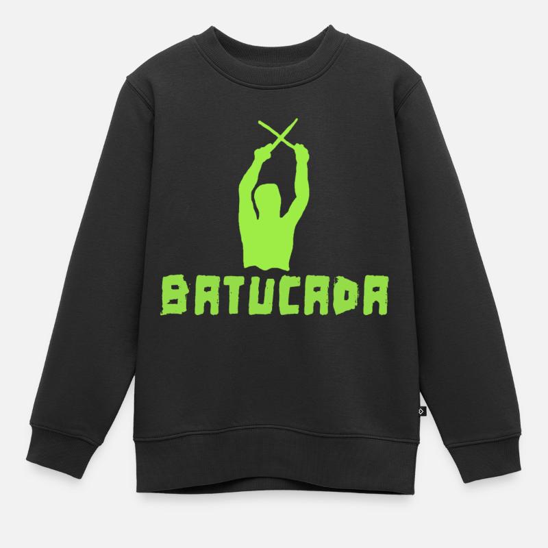 batuc - Sweat Premium enfant bio - noir