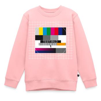 Image de test Télévision Écran Fermoir d’émission - Sweat Premium enfant bio - rose - Devant - AI Model Kid Female (0cm)