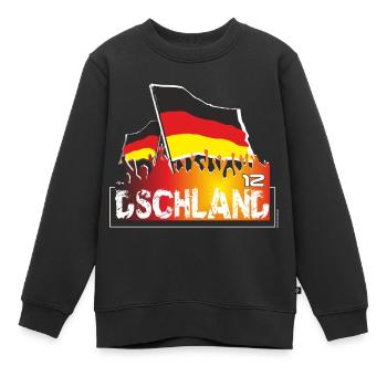 deutschland - Kinder Premium Organic Sweatshirt - Schwarz - Vorne - AI Model Kid Female (0cm)