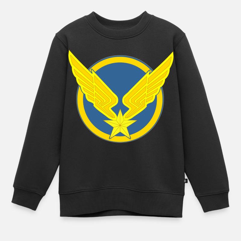 Aviation Légère - Sweat Premium enfant bio - noir