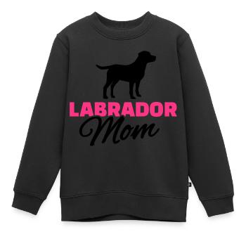 Labrador - Kinder Premium Organic Sweatshirt - Schwarz - Vorne - AI Model Kid Female (0cm)