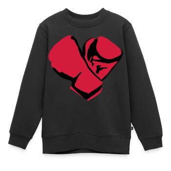 Boxen, Boxhandschuhe - Kinder Premium Organic Sweatshirt - Schwarz - Vorne - AI Model Kid Female (0cm)