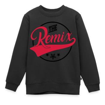 The Remix - Der Remix - The Original - Familie - Kinder Premium Organic Sweatshirt - Schwarz - Vorne - AI Model Kid Female (0cm)