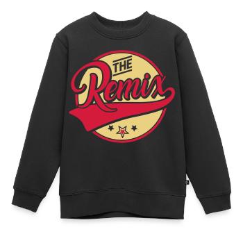 The Remix - Der Remix - The Original - Familie - Kinder Premium Organic Sweatshirt - Schwarz - Vorne - AI Model Kid Female (0cm)