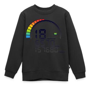 18 Jahre Jubiläum Thekentage Stunden - Kinder Premium Organic Sweatshirt - Schwarz - Vorne - AI Model Kid Female (0cm)