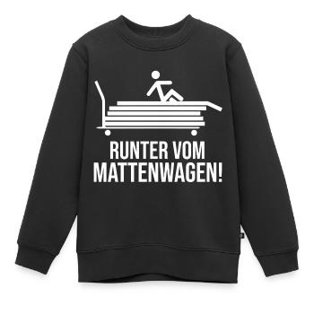 Sportlehrer Sportlehrerin Sportunterricht lustig - Kinder Premium Organic Sweatshirt - Schwarz - Vorne - AI Model Kid Female (0cm)
