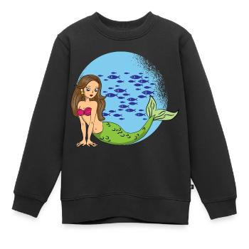 SIRENE by The Manzanita´s - Kinder Premium Organic Sweatshirt - Schwarz - Vorne - AI Model Kid Female (0cm)