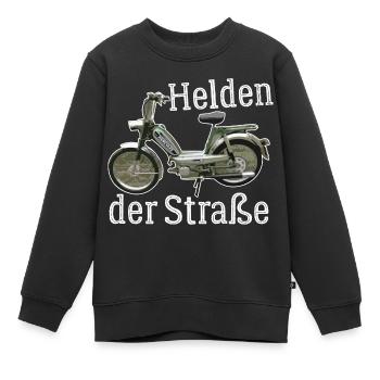 Hercules Prima 5 T-Shirt I 25 Kmh Moped - Kinder Premium Organic Sweatshirt - Schwarz - Vorne - AI Model Kid Female (0cm)