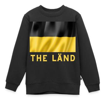 The Länd - Kinder Premium Organic Sweatshirt - Schwarz - Vorne - AI Model Kid Female (0cm)