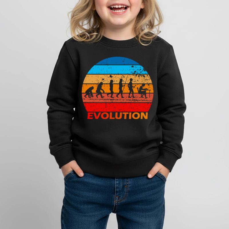 Evolution of IT EDP Computer Science Computer Nerds Kids Premium Organic Sweatshirt
